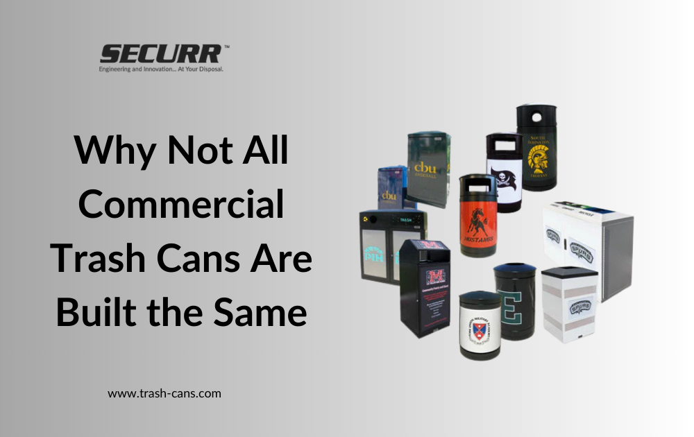 Why Not All Commercial Trash Cans Are Built the Same