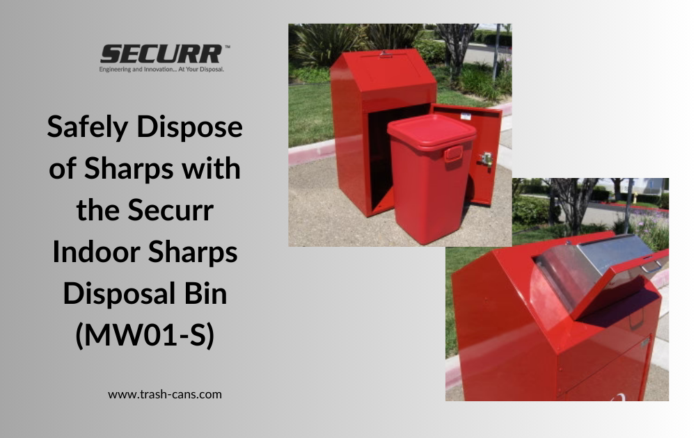 Safely Dispose of Sharps with the Securr Indoor Sharps Disposal Bin (MW01-S)