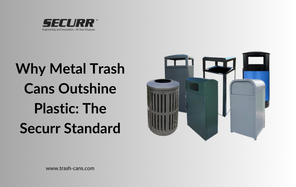 Why Metal Trash Cans Outshine Plastic: The Securr Standard