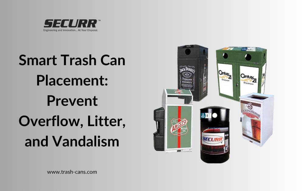 Smart Trash Can Placement: Prevent Overflow, Litter, and Vandalism