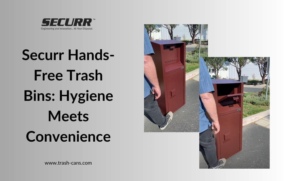 Securr Hands-Free Trash Bins: Hygiene Meets Convenience