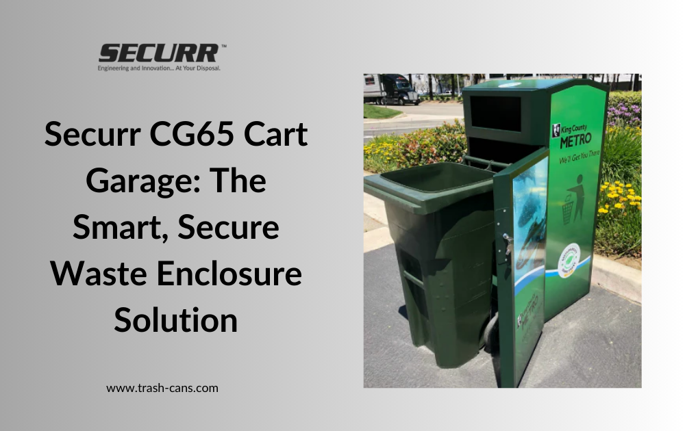 Securr CG65 Cart Garage: The Smart, Secure Waste Enclosure Solution