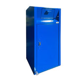 ADA Compliant, Rodent, Animal and People Resistant Trash Can. Locking Trash Can with Loading Chute | Cart Garage - Holds one 35 Gallon Poly Cart - CE135M-CH