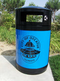 Trash Cans and Recycle Bins , 55 Gallon - HS55