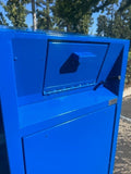 ADA Compliant, Rodent, Animal and People Resistant Trash Can. Locking Trash Can with Loading Chute | Cart Garage - Holds one 35 Gallon Poly Cart - CE135M-CH