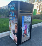 ADA Compliant, Rodent, Animal and People Resistant Trash Can. Locking Trash Can with Loading Chute | Cart Garage - Holds one 35 Gallon Poly Cart - CE135M-CH
