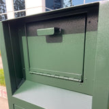 Rodent, Animal, People Resistant Trash Can Bin, ADA Compliant, (Hands-Free Foot Pedal is Optional) - CE140M-CH