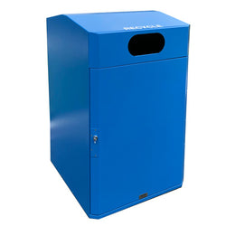 ADA Compliant Outdoor Trash or Recycle Cart Garage, Solid Body or with Panels, Holds One 95 Gallon Poly Cart - CG95-ADA