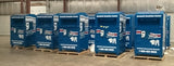 Textile / Clothing Collection Bin with Geared Tray and Internal Rotating Baffle - CB26G16