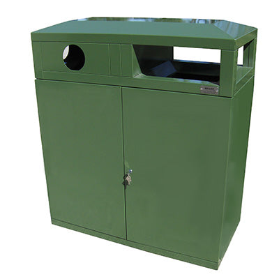 Mutlistream Double Trash Cans and Recycle Bins, 72 gals - HS245