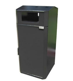 Outdoor Trash or Recycle Cart Garage, Solid Body or with Panels, Holds One 32-35 Gallon Poly Cart - CG35