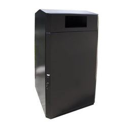 Outdoor Trash or Recycle Cart Garage, Solid Body or with Panels, Holds One 65 Gallon Poly Cart - CG65