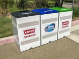 Flex Series. Custom Indoor Trash Can / Recycle Bin. 36 gallons - Model FX36
