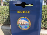 Outdoor Trash or Recycle Cart Garage, Solid Body or with Panels, Holds One 32-35 Gallon Poly Cart - CG35