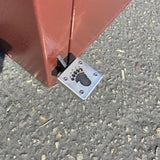 Rodent, Animal, People Resistant Trash Can Bin, ADA Compliant, (Hands-Free Foot Pedal is Optional) - CE140M-CH