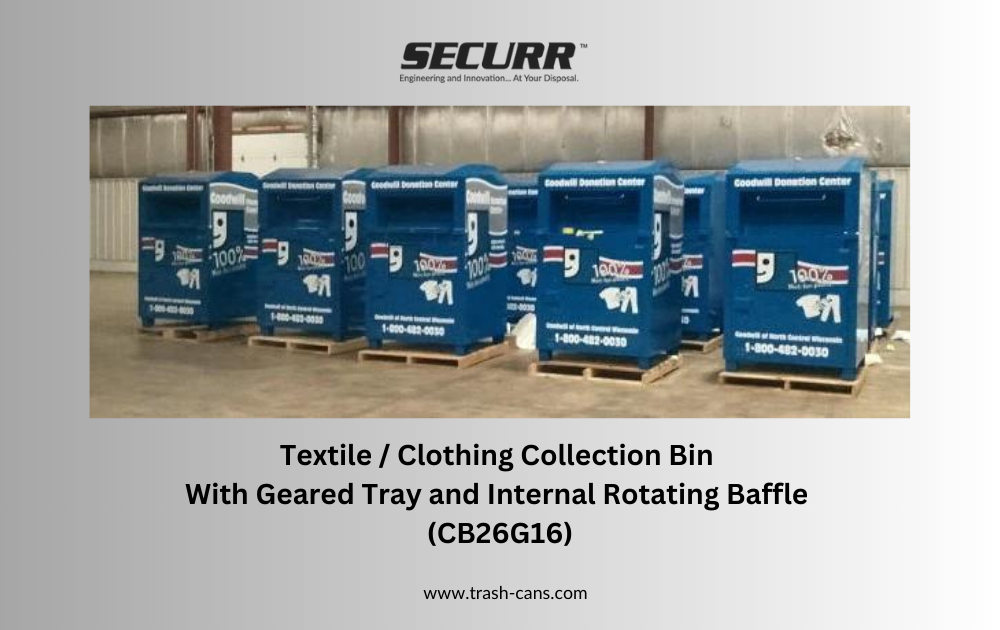 Revolutionizing Collection Bins: The Textile Clothing Collection Bin with Gear-Driven Rotating Tray