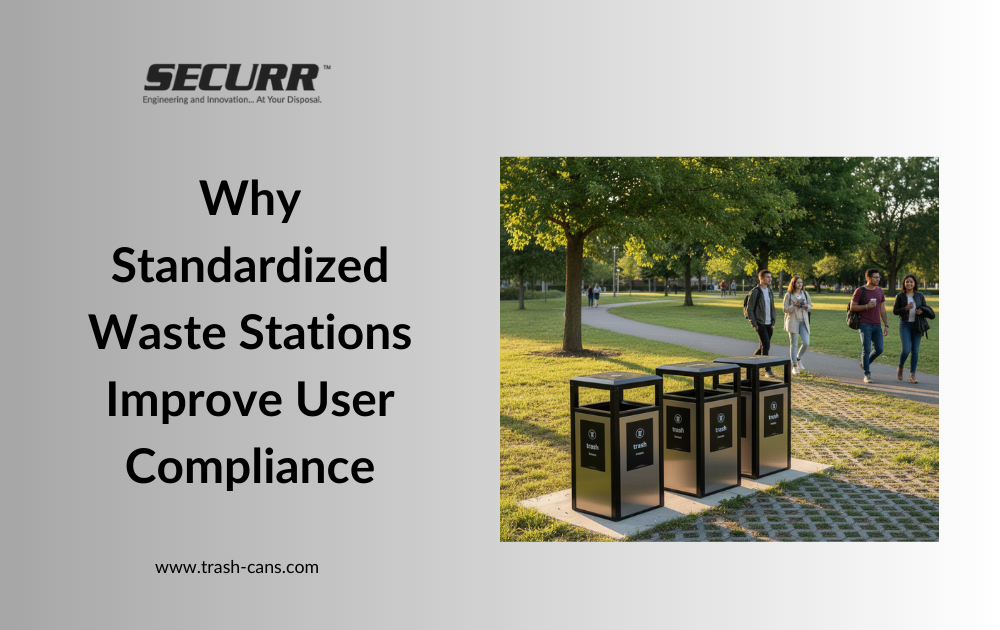 Why Standardized Waste Stations Improve User Compliance