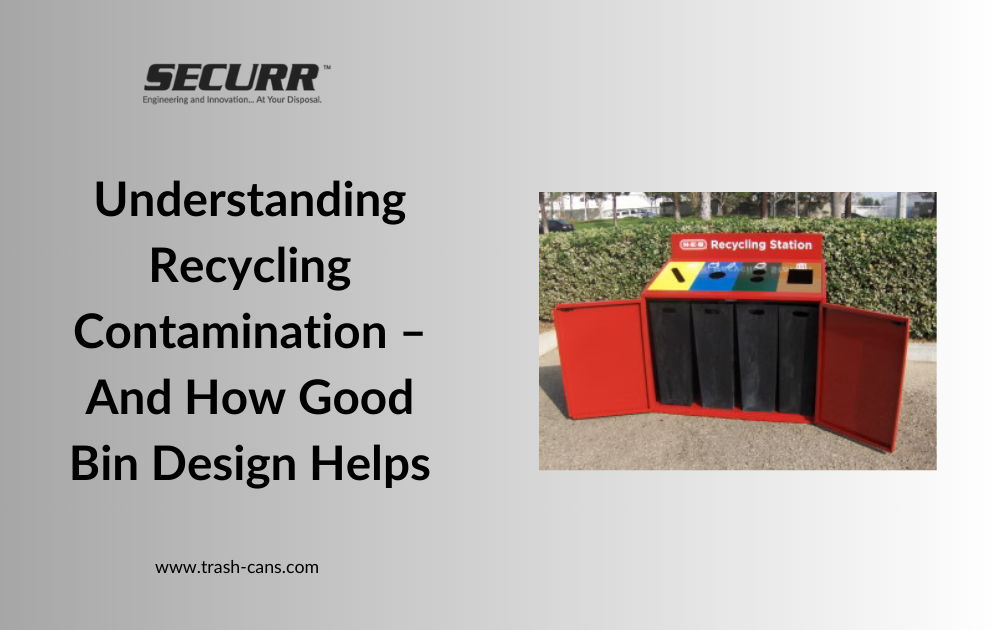 Understanding Recycling Contamination – And How Good Bin Design Helps