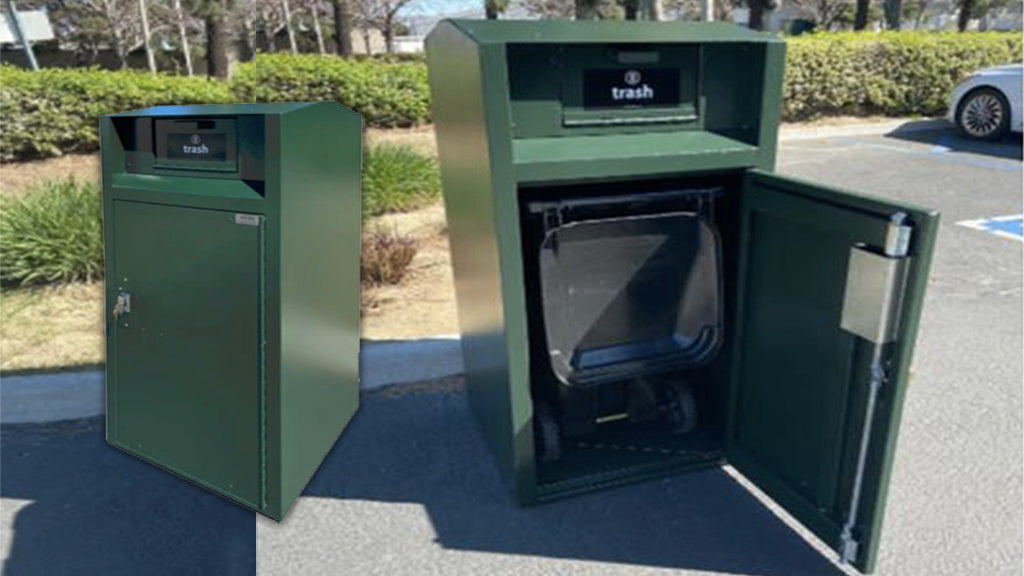 Keep City Streets Looking Great with this Locking Trash Can from Securr