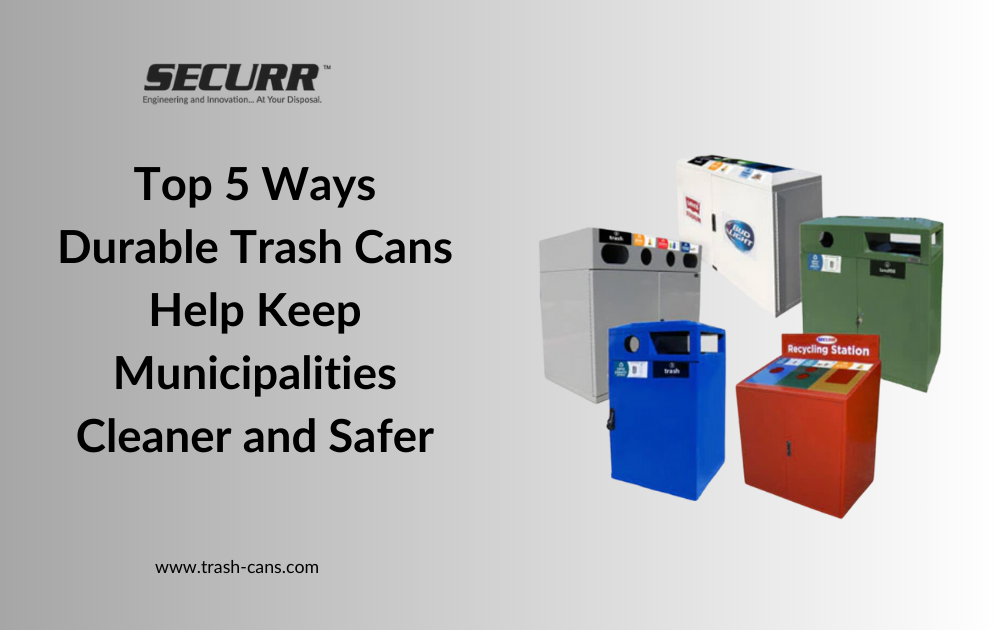 Top 5 Ways Durable Trash Cans Help Keep Municipalities Cleaner and Safer