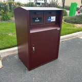 Securr - CE Series Double Trash Enclosure, Municipal Style, ADA Compliant - CE240M-CH