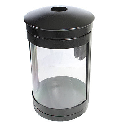 Indoor Outdoor Trash Can Recessed Panel Side Open 38 Gallon [9476] – Office  Chairs Unlimited – Free Shipping!