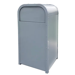 Outdoor Trash Can - Round - Powder Coated - 35 Gallon - Securr – Securr™