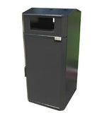 Outdoor Trash or Recycle Cart Garage, Solid Body or with Panels, Holds One 32-35 Gallon Poly Cart - CG35