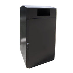 Outdoor Trash or Recycle Cart Garage, Solid Body or with Panels, Holds One 95 Gallon Poly Cart - CG95