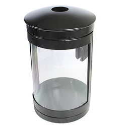 Indoor Recycle Bin, Round, DHS Compliant, Clear .236 Panels, 35 Gallon - HS35IR-CS