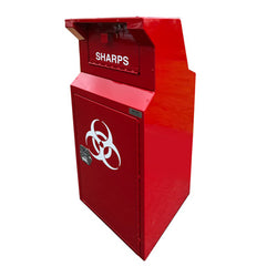 ADA Compliant Outdoor Sharps Disposal Bin, 38 Gallons - CE138ADA-S