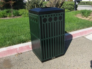 Flex Series. Custom Indoor Trash Can / Recycle Bin. 36 gallons - Model –  Securr™